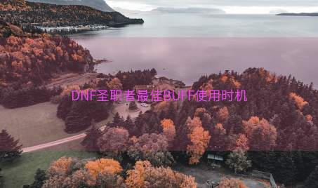 DNF圣职者最佳BUFF使用时机